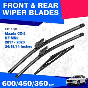 Windshield Wipers Windshield Windscreen Wiper Blades Set For Mazda CX-5 MK2 CX5 CX 5 KF 2017 - 2022 Front Rear Window Wipers 2018 2019 2020 2021 Q231107