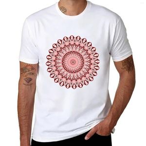 Men's Polos Pink And Grey Mandala T-Shirt Animal Print Shirt For Boys Funny T Shirts Workout Men