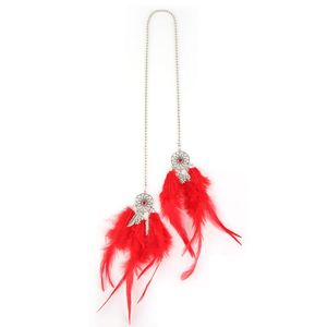 Decorazioni interne Camera da letto Accessori di piume artificiali Regalo Parenti Appartamento Amici Facile installazione Mestiere Dream Catcher Pendent per auto