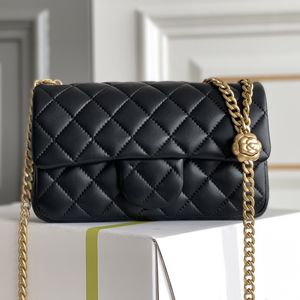 2023 bolsas de grife de luxo de alta qualidade feminina crossbody bolsa de couro real bolsa de moda correntes bolsa de ombro yk2