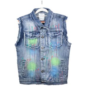 giacca di jeans, giacca di jeans, moda cool, stile punk, colore