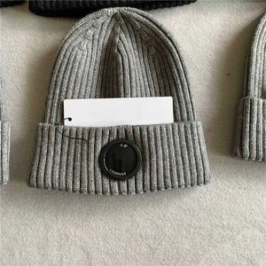 Beanie Bonnet CP Warm Hat Hat CP Beanie Bonnet Mens Beanie Cap CP Designer Hatts Casual tjock stickad ullhatt varm