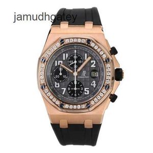 Ap Швейцарские роскошные наручные часы 25940ok.oo.d002ca.01 Royal Oak из 18-каратного розового золота с бриллиантовой задней панелью Автоматические механические мужские часы 0OFZ