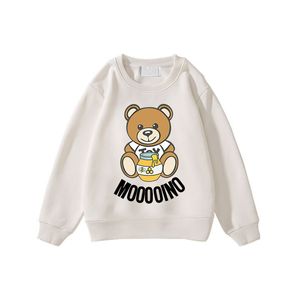 Modedesigner Kid Sweatshirt Bear Printed Cotton Baby Kids Clothing Autumn Luxury Hoodies Child Sweatshirts Boy Girls Långärmkläder