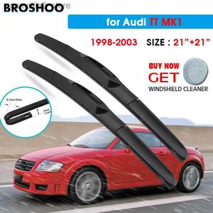 Windshield Wipers Car Wiper Blade For AUDI TT MK1 21"+21" 1998-2003 Auto Windscreen Windshield Wipers Blades Window Wash Fit U Hook Arms Q231109