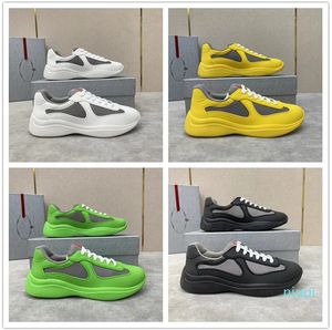 2023 Leichte Americas Cup Sportschuhe Lackleder Nylon Sneakers Herren Skateboard Mesh Runner Casual Outdoor Walking