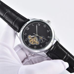 Zegarki męskie luksusowe ruchy mechaniczne zegarki designerskie designerskie zegarki skórzane paski wodoodporne zegarek biznesowy