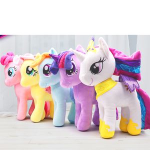 Xiaoma Baoli Peluş Bebek Oyuncak Oyuncak Bebek Purple Yue Biqi Unicorn Doll Doğum Günü Hediye Kız