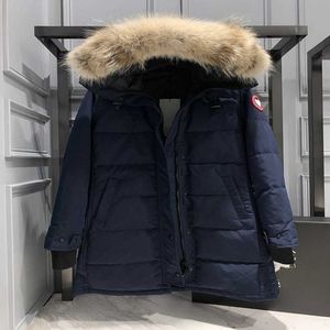 Designer Canadian Mid Length Version Puffer Goose Down Womens Jackas Parkas vinter tjocka varma rockar Vindtäta streetwear jjvk 36w0