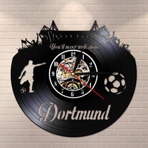 Настенные часы немецкие штаты футбольные фанаты фанатов Дортмунд Сити Скайлайн часы Чемпионы Чемпионы Художественный