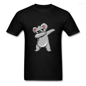 Herr t-skjortor dabbing koala skjorta rolig dab dansälskare gåva för pojkar tshirts korta ärmar anpassade beagle t-shirt mode bomull