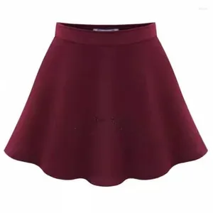 Skirts Ball Gown Women's Solid Autumn Winter Casual Mini Vintage High Waist Sweet Short S612