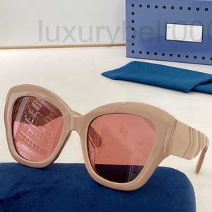 サングラスデザイナーNew SS Pink Cat Eye Sunglasses女性デザイナーレンズヘリンボーンテンプルデザインカジュアル0808オリジナルボックスO5EL