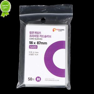 New 50pcs/Set Korea Card Sleeves Clear Acid Free 3 Inch Photocard Holographic Protector Film Album Binder