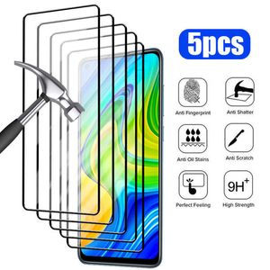 Cell Phone Screen Protectors 5PCS Tempered Glass for Redmi Note 12 11 10 9 8 Pro Plus 5G 11S 10S 9S Screen Protector for Redmi 10 9 9A 9C 10C A1 K60 Glass P230406