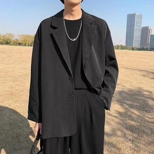 Abiti da uomo DYBZACQ Stile coreano Hop Allentato Taglie forti Abito maschile Top oversize Abbigliamento Cappotto di moda Giacche streetwear