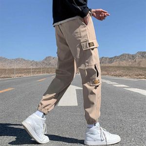 Single Man Cargo Pants Jogger 2020 Modna kieszeń Hip Hop Hip HARAJUUKU JAPOLESE STREET PANTY MAN H08312744