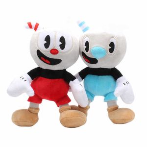 Bambole di peluche Cartoon Mugman Calice farcito Cuphead Peluche Le morbide Peluche Bambole Simpatico giocattolo per bambini Compleanno Regalo di Natale 13 stile