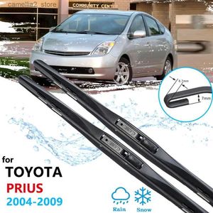 Ön cam silecekleri araba ön silecek bıçağı Toyota Prius XW20 20 Touring 2004 2005 2006 2007 2008 2009 ön cam yıkama araba aksesuarları Q231107