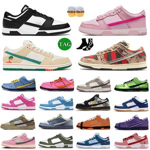 Panda Laufschuhe Low Schwarz Weiß Next Nature Grey Fog Kentucky Triple Pink Otomos Harvest Moon Herren Damen dhgate Designer Sneaker Lows Trainer 36-48 US 12 13 14