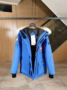 Cappotto da uomo di design piumino d'oca invernale da donna inviato per superare il frangivento moda casual caldo freddo antartico 83i1