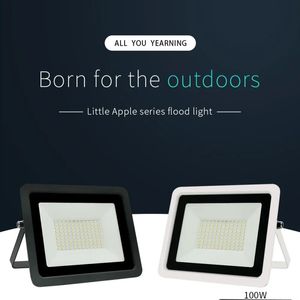 LED Flood Light 10W 20W 30W 50W 100W AC220Vリフレクター屋外スポットライトストリートライトLED外壁ランプ庭用