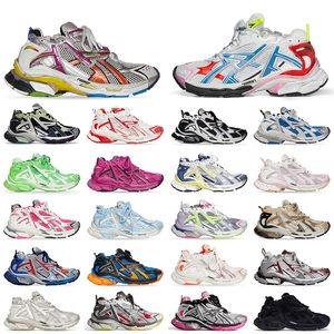 Designer Track Runners 7.0 Casual Shoes Platform Brand Transmit sense mens women BURGUNDY Pink Foam Deconstruction Tracks plate-forme flat sneakers Runner 35-46