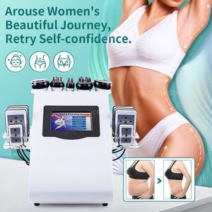 Skönhetsartiklar Populära multifunktionella RF-Beauty Instrument Fat Mass Borttagning Vakuumkavitation RF Slimmmaskin Fabrikskostnad