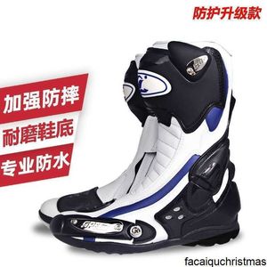 Motorcycle Footwear Authentic Riding Shoes Pro Motorcycle Boots Riding Shoes Mens Racing Mid Length Boots Anti Drop Riding Racing Boots Motorcycle Shoes Durab HBIH