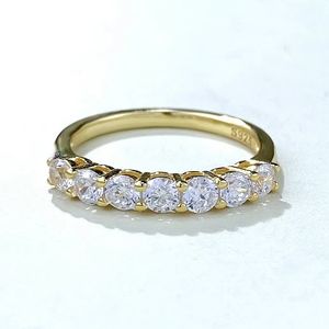 2024 SIRE PARTY MEN JEWELRYS DIAMOND RING WEDDING ETERNITY ENGAINGE MOISSANITE WOMEN GOLD BAND REAL FOR STERLING 14Kリング