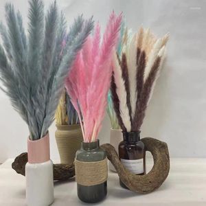 Decorative Flowers 15 Pcs Dried Flower Small Reed Eternal Pampas Grass Boho Home Decoration Gift For Girlfriend Christmas 2023
