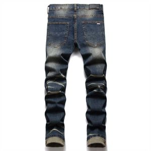 Mens Jeans Designer 2022 Summer Street Pants Cotton Pants Youth Fashion ضيقة الخصر الأوسط غير الرسمي 3173 8x3g 880360988 Hzoz