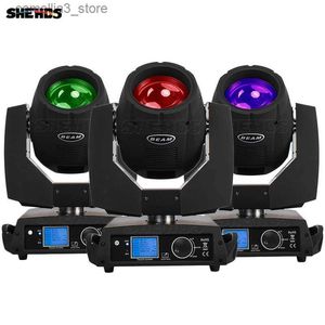 Moving Head Lights Shehds 7R 230W Beam Moving Head Lighting DMX Controller Lyre för Atmosphere of Disco DJ Music Party Club Luces Concert Q231107