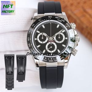 NFT Factory Men's Watches 116508 116518 Automatic Mechanical Time Code Cal.4130 Waterproof Watch Sapphire Ceramic Ring Rubber Band Stainless Steel Wristwatch-1