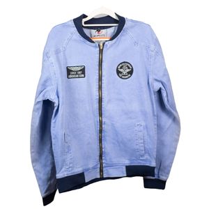 blaue Jeansjacke, Jeansjacke, Frühlingsjacke, Damenjacke