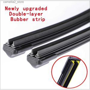 Windshield Wipers For Mitsubishi GTO Z1A Coupe 3.0 AWD 1990 1995 1998 1999 2000 Washing Brushes Double Rubber Car Windshield Wiper Blades Q231107