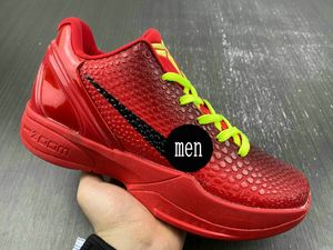 2023 new sport Kb 6 Protro Reverse Grinch scarpe da basket da uomo VI sneakers da basket sportive in oro rosso