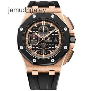 Ap Orologi da polso svizzeri di lusso Royal Oak Offshore Serie 44MM18 K Oro Calendario Calendario Orologio meccanico automatico da uomo Orologio usato Orologio di lusso 26401ROOOA002CA0 3DWI