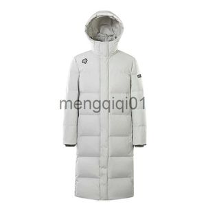 Homens Down Parkas -30Degree Inverno Homens Jaqueta de Alta Qualidade Comprimento Médio Para Baixo Casacos Com Capuz Casais Moda À Prova de Vento Longo Puffer Casaco Windbreaker J231107