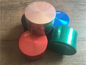 Tobacco Grinders Sharpstone Herb Grinder Herb Spice Crusher 40mm 50mm 55mm 63mm 75mm Tobacco Grinder 6 Colors vs space case grinder DHL Free