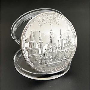 Arts and Crafts Commemorative coin of the Kremlin in Moscow, Russia