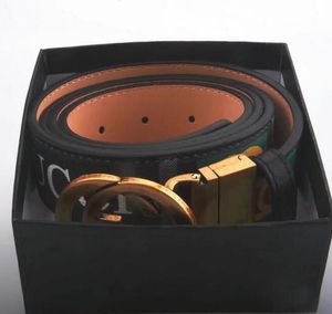 Belts For Men Brands Belt Fashion Waistband Personality Quality Metal Head Layer Cowhide Mens Belts and box 3.8cm