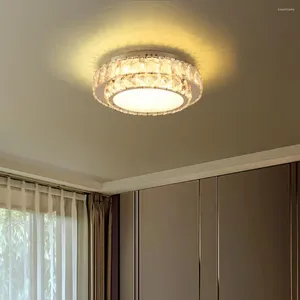 Decke Lichter Nordic Moderne Kristall Lampe Korridor Schlafzimmer Led Kronleuchter Innen Beleuchtung Für Gang Balkon Veranda Wohnkultur