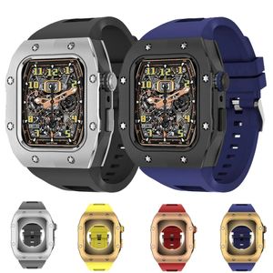 Luxury Apple Watch Band Buckle, Smartwatch Accessories, Metal Bezel Frame, Mixed Color Compatibility, Butterfly Buckle Strap