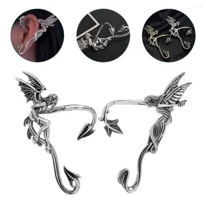 Brincos traseiros 2 peças Elf Wrap Ear Cuffs Anjo e Mulheres