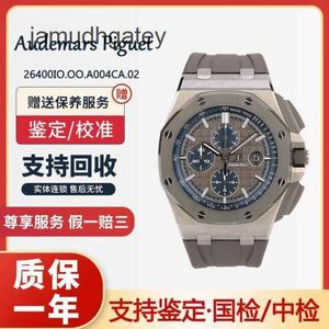 AP Swiss Luxury Wrist Watches Epic Royal Oak Offshore Series 26400io.oo.a004ca.02チタンメタルセラミック自動メカニカルメンズウォッチK9QH