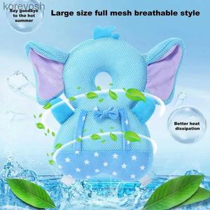 Pillows Baby Head Protector Backpack Pillow For Kids 1-3 Y Toddler Children Soft PP Cotton Protective Cushion Cartoon Security PillowsL231106