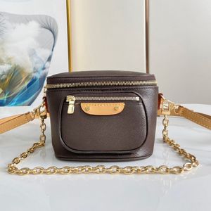 Crossbody Bag M82335 Mini Bumbag Çanta Tasarımcı Çanta Moda Mini Bel Çanta Zinciri Çanak Çantası Cüzdan Yemeği Çantası Kamera Çantası