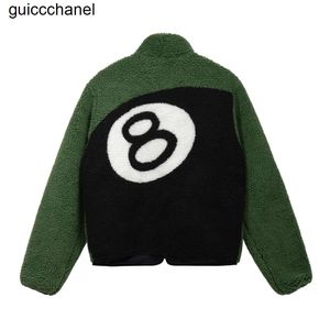 Mens New 23ss Designer Giacche Autunno Inverno Cappotto termico spesso Palla 8 Giacca in lana d'agnello Marchio di moda Streetwear Giacca da donna da uomo