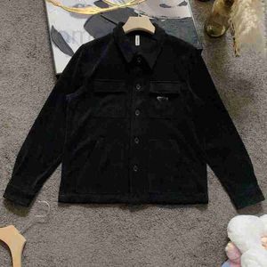 Men's Jackets designer Workwear men's casual 2023 outerwear lapel trend new loose corduroy jacket versatile Korean version IRR0